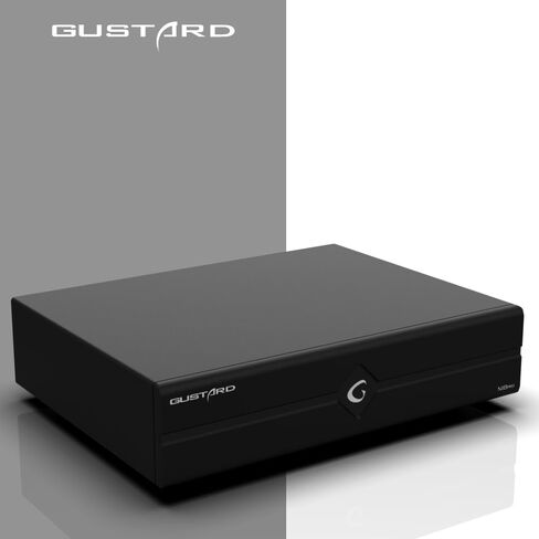 Gustard N18 Pro Hifi Audio Network Switch - 1*SFP + 1*10/100/1000M واجهة Ethernet التكيفية + 1*10M BNC (Silver) in Saudi Arabia