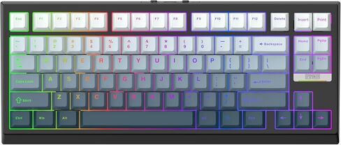 EPOMAKER G84 HE Wireless Gaming Keyboard, 8K Polling & 8000mAh, SOCD & DKS, Hall Effect Keyboard with Fast Trigger & Adjustable Actuation, RGB Backlit, PBT Keycap, Hot-Swap, for Win/Mac in Saudi Arabia