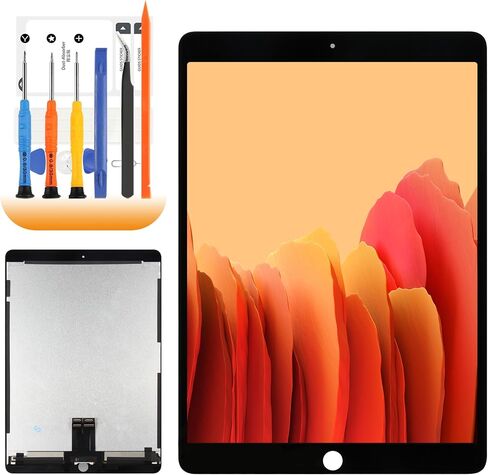 for iPad Air 3 Screen Replacement for iPad Air 2019 3rd Gen LCD A2153, A2123, A2154, A2152 LCD Digiitzer Touch Assembly Repair Parts (Without Home Button) (Black) in Saudi Arabia