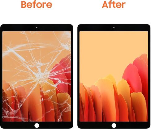 for iPad Air 3 Screen Replacement for iPad Air 2019 3rd Gen LCD A2153, A2123, A2154, A2152 LCD Digiitzer Touch Assembly Repair Parts (Without Home Button) (Black) in Saudi Arabia
