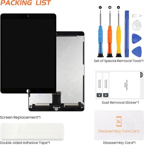 for iPad Air 3 Screen Replacement for iPad Air 2019 3rd Gen LCD A2153, A2123, A2154, A2152 LCD Digiitzer Touch Assembly Repair Parts (Without Home Button) (Black) in Saudi Arabia