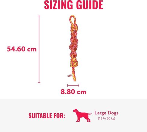 KONG Company 38750211: Rope Bunji Dog Toy, Assorted Lg in Saudi Arabia