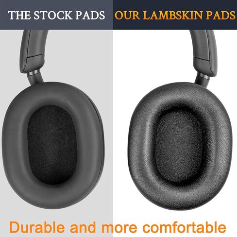 Soulwit Lambskin استبدال أسماء الأذن لـ Sony WH -1000XM5 (WH1000XM5) إلغاء الضوضاء سماعات الرأس ، وسائد منصات الأذن مع الحملان الأكثر ليونة ، ورغوة عزل الضوضاء ، وسمك إضافي - فضية رائعة in Saudi Arabia