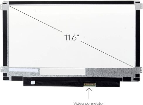 شاشة بديلة لشاشة KD116N29-30NK-A001 30 دبابيس HD 1366x768 شاشة LCD Matte مع أدوات in Saudi Arabia