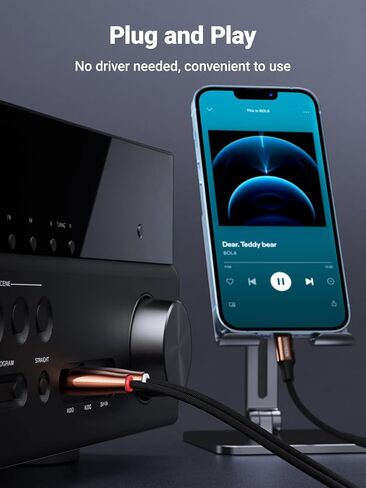UGREEN RCA Cable MFi Certified Lightning to RCA Cable for iPhone Splitter Audio Cord Y Adapter Hi-Fi Sound Stereo Connector Compatible with iPhone 13 Mini Pro Max 12 iPad MP3 Speaker 3FT in Saudi Arabia