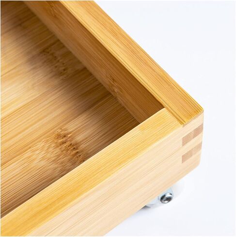 CPU Stand Bracket Bracket PC CART Wood CPU Tower ، برج سطح المكتب المتنقل ، مع الحاجز ، مع 4 عجلات من برج الكمبيوتر حامل in Saudi Arabia