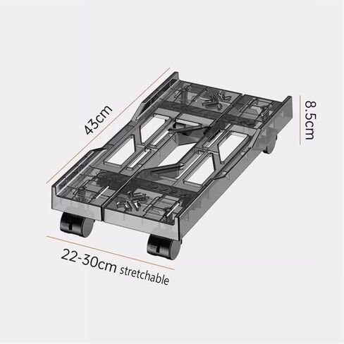 CPU Stand PC Stand Adjustable CPU Tower Stand Mobile CPU Stand with 4 Caster Wheels Fits Most PC Computer Tower Stand (Bruin) in Saudi Arabia