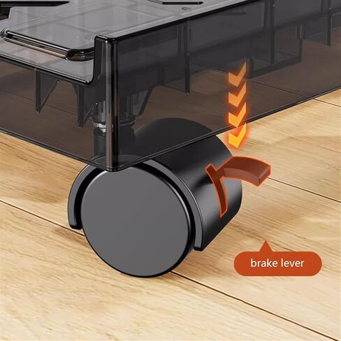 CPU Stand PC Stand Adjustable CPU Tower Stand Mobile CPU Stand with 4 Caster Wheels Fits Most PC Computer Tower Stand (Bruin) in Saudi Arabia