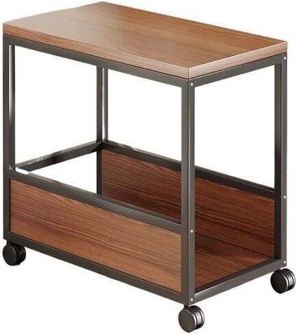 CPU Stand 2 Tier CPU Tower Stand with Wheels CPU Rolling Stand Household Multi-Layer Storage Shelf Rolling Storage Rack (L) in Saudi Arabia