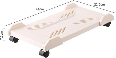 حامل وحدة المعالجة المركزية CPU STAND Mobile CPU ، حامل حالة الكمبيوتر الشخصي مع 4 عجلات تتناسب مع معظم أجهزة الكمبيوتر ، تحت مكتب وحدة المعالجة المركزية للمكتب PC CART CART TONG (GRIS) in Kuwait