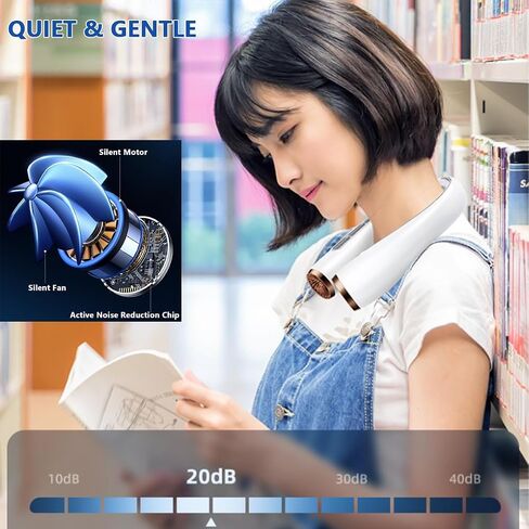 مروحة رقبة توربو المحمولة ، واليدين الخالية من المروحة الشخصية 360 درجة تبريد ، ومروحة العنق USB القابلة لإعادة شحنها مع 3 سرعات ، ومروحة تبريد يمكن ارتداؤها للتخييم في الهواء الطلق الأزرق in Kuwait