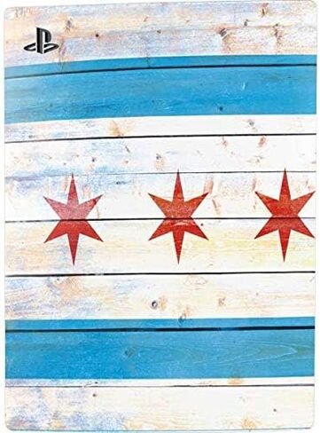 Skinit Skinit Gaming Gaming Skiner مع حزمة PS5 - Maryland Flag Dark Wood Design in Saudi Arabia