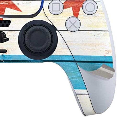 Skinit Skinit Gaming Gaming Skiner مع حزمة PS5 - Maryland Flag Dark Wood Design in Saudi Arabia