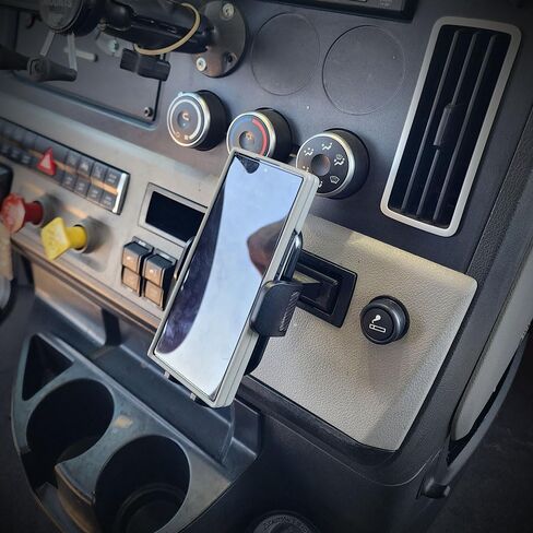 Smash Mount FL ، Freightliner Cascadia Phone Holder Kit 2018-2024 ، 1 بوصة متوافقة مع RAM أو 1 ملم. in Kuwait