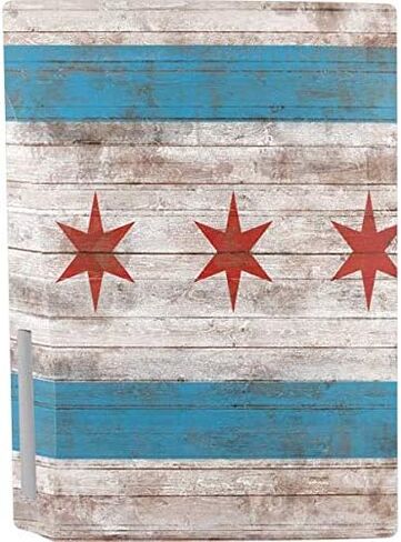 Skinit Skinit Gaming Gaming Skiner مع حزمة PS5 - Maryland Flag Dark Wood Design in Kuwait