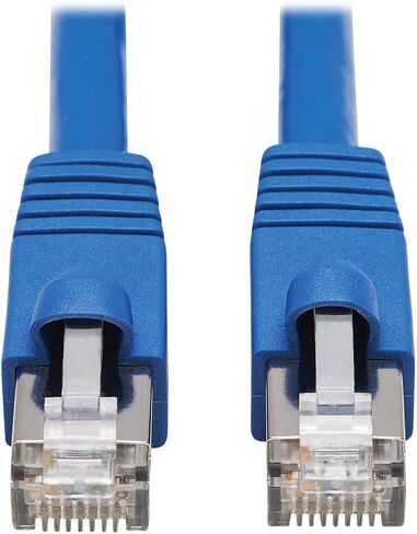 Tripp Lite Cat6a 10g Ethernet Cable ، PoE ، CMR-LP ، كبل تصحيح شبكة F/UTP بدون snagless (RJ45 م/م) ، أزرق ، 20 قدمًا (N261P-020-Bl) in Saudi Arabia