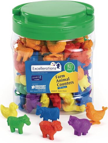 Excellerations Wild Animal Counters - 120 Pieces (Item # JUNGCNT) in Saudi Arabia