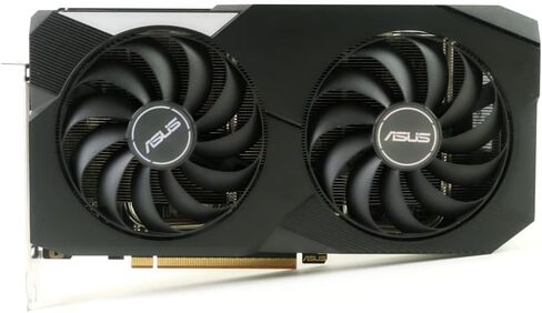 Asus Dual Amd Radeon ™ Rx 6600 8GB GDDR6 Gaming Card (AMD RDNA ™ 2 ، PCIE 4.0 ، 8GB GDDR6 MEMIMENT ، HDMI 2.1 ، DisplayPort 1.4A ، تصميم مروحة محور توت ، 0DB تقنية) (متجددة) in Kuwait