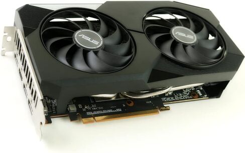 Asus Dual Amd Radeon ™ Rx 6600 8GB GDDR6 Gaming Card (AMD RDNA ™ 2 ، PCIE 4.0 ، 8GB GDDR6 MEMIMENT ، HDMI 2.1 ، DisplayPort 1.4A ، تصميم مروحة محور توت ، 0DB تقنية) (متجددة) in Kuwait