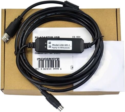 USB-MR-E Applicable Servo Debugging Cable Download Data Cable Computer USB Port Communication Cable Dual chip Design Industrial Grade 3 Meters in Saudi Arabia