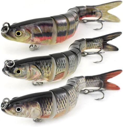 Bionic Swimming Lure Lifelike Fishing Glide Bait for Bass Trout Crappie Walleye Pike Bluegill Salmon in Saudi Arabia