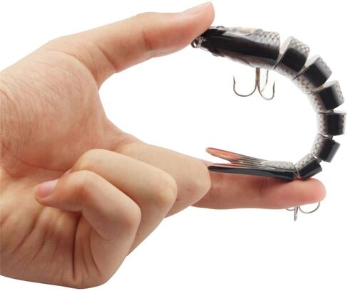 Bionic Swimming Lure Lifelike Fishing Glide Bait for Bass Trout Crappie Walleye Pike Bluegill Salmon in Saudi Arabia