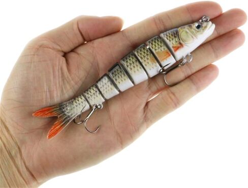 Bionic Swimming Lure Lifelike Fishing Glide Bait for Bass Trout Crappie Walleye Pike Bluegill Salmon in Saudi Arabia