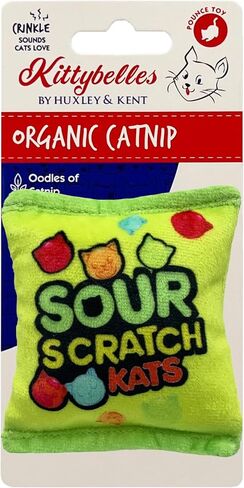 Huxley & Kent H&K Cat Toy | Pizza | Plush Cat Toy with Catnip Inside | Funny Realistic Cat Gift | Fun, Durable, and Safe Cat Toys in Kuwait