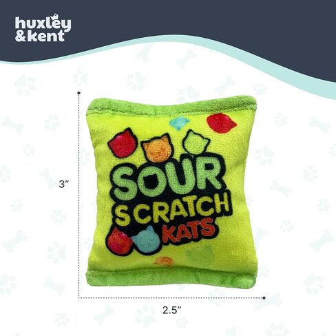 Huxley & Kent H&K Cat Toy | Pizza | Plush Cat Toy with Catnip Inside | Funny Realistic Cat Gift | Fun, Durable, and Safe Cat Toys in Kuwait