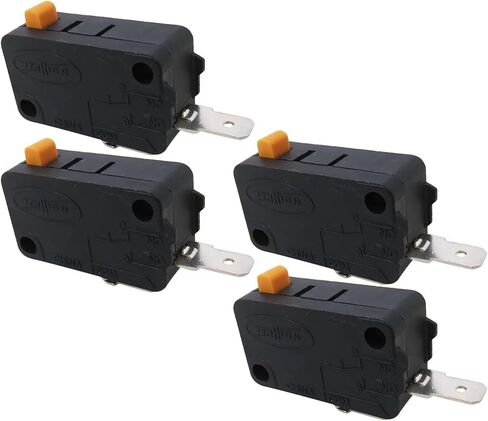 4-Pack SZM-V16-FA-63 Microwave Door التبديل لـ Samsung LG GE STARION SZM-V16-63 SZM-V16-FA63 D3V-16G-3C25 D3V-16 28QBP0497 GSM-V1603A2 GSM-V0303A2 W103460 340503460 340503460 3405050340340340340340340340340340505503460 34050503403403A2. جديد) in Saudi Arabia