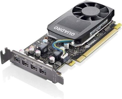 بطاقة الرسومات - Quadro P620-2 GB GDDR5 low profile - 4 x mini displayport - for thinkStation p320 30bj ، 30bk ، 30bs ؛ P330 30C7 ، 30C8 ، 30ca ؛ P330 (2nd Gen) 30d2 in Saudi Arabia