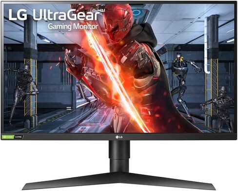 LG 27 "27GN75B-B HDR10 IPS FHD 1MS ULTRAGEAR ™ شاشة الألعاب مع معدل تحديث 240 هرتز ، تقنية التكييف (FREESYNC ™) وتتوافق مع NVIDIA G-SYNC® ، Black in Kuwait