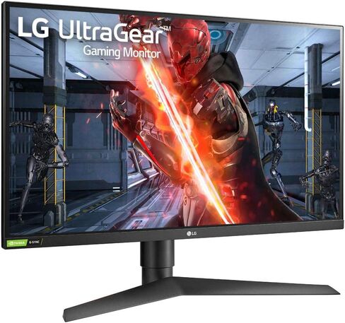 LG 27 "27GN75B-B HDR10 IPS FHD 1MS ULTRAGEAR ™ شاشة الألعاب مع معدل تحديث 240 هرتز ، تقنية التكييف (FREESYNC ™) وتتوافق مع NVIDIA G-SYNC® ، Black in Kuwait