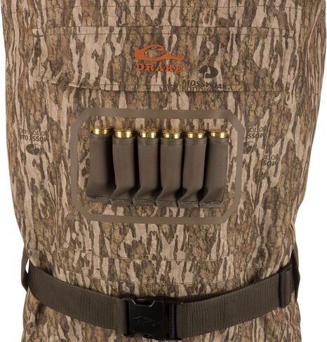 Drake Waterfowl Hunting & Fishing Hardline Breathable Waterproof Chest Waders with Rubber Boots, Cargo Pouch & Shell Loops in Saudi Arabia