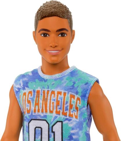 Barbie Fashionistas Ken Fashion Doll #212 with Prosthetic Leg, Los Angeles Jersey, Purple Shorts & Sneakers in Saudi Arabia