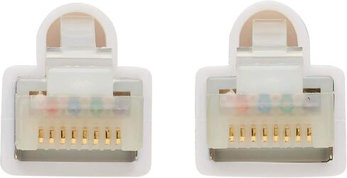 Tripp Lite ، Safe-IT ، Cat6a Poe Ethernet Cable ، مقاومة للبكتيريا ، 10G معتمدة من Snagless ، S/FTP (RJ45 م/م) ، 3 أقدام/0.91 متر ، ضمان محدود مدى الحياة (N262AB-003-WH) in Saudi Arabia