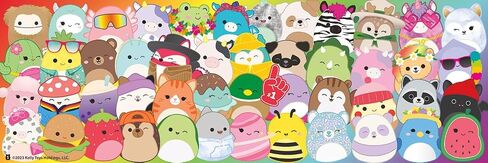 Buffalo Games - Squishmallow - Moooooody - 400 Piece Jigsaw Puzzle for Families Challenging Puzzle Perfect for Game Nights - Finished Size is 21.25 x 15.00 in Kuwait