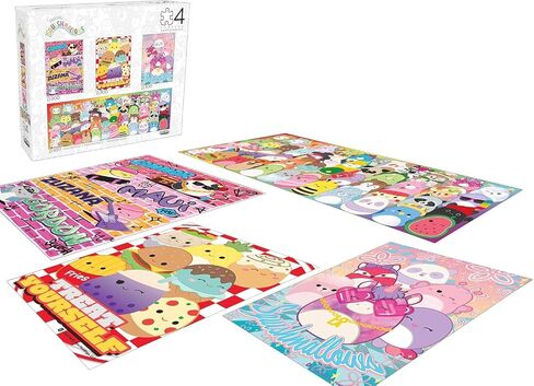 Buffalo Games - Squishmallow - Moooooody - 400 Piece Jigsaw Puzzle for Families Challenging Puzzle Perfect for Game Nights - Finished Size is 21.25 x 15.00 in Kuwait