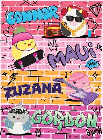 Buffalo Games - Squishmallow - Moooooody - 400 Piece Jigsaw Puzzle for Families Challenging Puzzle Perfect for Game Nights - Finished Size is 21.25 x 15.00 in Kuwait