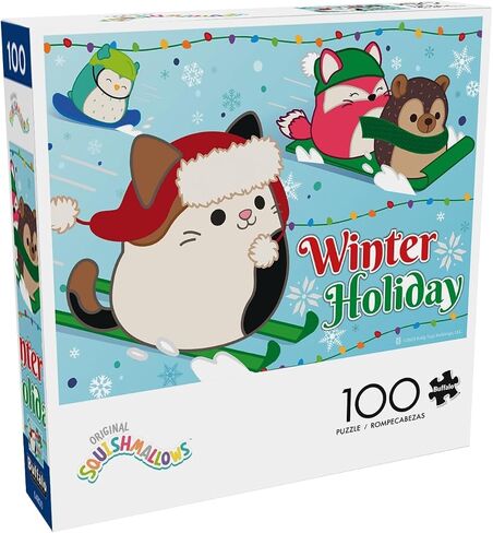 Buffalo Games - Squishmallow - Moooooody - 400 Piece Jigsaw Puzzle for Families Challenging Puzzle Perfect for Game Nights - Finished Size is 21.25 x 15.00 in Kuwait