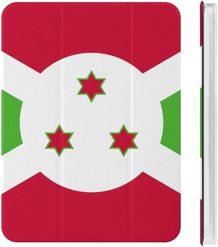 علم علبة Burundi مع حامل القلم Trifold Slim خفيف الوزن متوافق مع iPad Mini 4/5/6 Mini6 （8.3in） in Kuwait