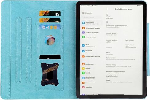 حالة قرص مقاومة للصدمات العسكرية متوافقة مع Xiaomi Redmi Pad SE 11 2025 Cate Magnetic Buckle Case Pu & TPU Case Kickstand Case Slot Case Case Case Anti-scratch folio c in Kuwait