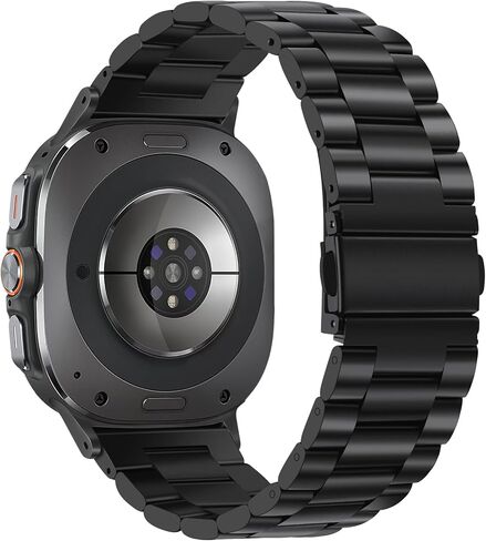 Tasikar No Gap Bands Compatible with Samsung Galaxy Watch Band 7/6/5/4/FE 44mm 40mm/6 Classic Band 47mm 43mm/5 Pro 45mm/4 Classic 46mm 42mm, 20mm Metal Strap for Men Women, Gold in Kuwait