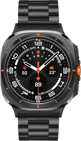 Tasikar No Gap Bands Compatible with Samsung Galaxy Watch Band 7/6/5/4/FE 44mm 40mm/6 Classic Band 47mm 43mm/5 Pro 45mm/4 Classic 46mm 42mm, 20mm Metal Strap for Men Women, Gold in Kuwait