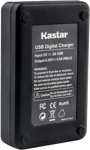 Kastar 2 Pack Battery and LCD Triple USB Charger Compatible with Fujifilm FinePix Z808EXR Z900EXR Z909EXR Z950EXR Z1000EXR Z1010EXR Z2000EXR, instax Mini 90, instax Share SP-2 Cameras in Saudi Arabia