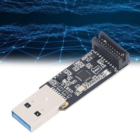 Plplaaoo MKS EMMC Adapter V2 USB 3.0 وحدة قارئ بطاقة عالية السرعة لنقل البيانات الفعال وتصوير حرق بطاقات ذاكرة التخزين الصغيرة in Saudi Arabia