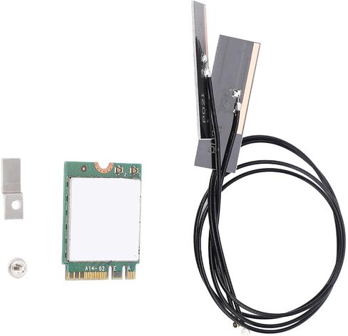 8265NGW M.2 WIFI CARD AC 1200MBPS BAND 2.4GHZ 5GHZ Wireless Card مع BT 4.2 ، بطاقة WiFi اللاسلكية لمدة 7 8 10 (هوائيات خارجي) in Kuwait