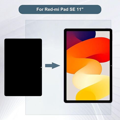 Replacement LCD Display Touch Screen Digitizer Assembly Compatible with Xiaomi Redmi Pad SE 11" with Tools（Black） in Saudi Arabia