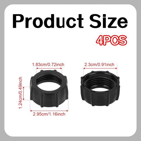 4pcs Tightening Nut for Car Mount, 17mm Ball-Joint Fixed Adapter Head Holders Replacement Screw Ring for GPS DVR Camcorder Wireless Charger Car Phone Holders & Mounts Accessories in Saudi Arabia