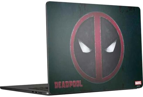 Skinit Skinit Custop Captop Skin متوافق مع MacBook Air 15 في (2023-2025) - Marvel Deadpool Legacy Deadpool Red Design in Kuwait